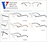 Оправа металлическая полуободковая с флексом D1031-DA