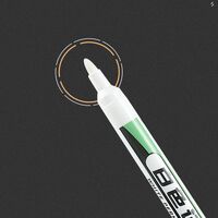 White oil-based indelible quick-drying marking pen for various surfaces