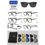 Оправа El Dorado с комплектом поляризационных солнцезащитных насадок (клипон) на магните 2506A (5 штук)