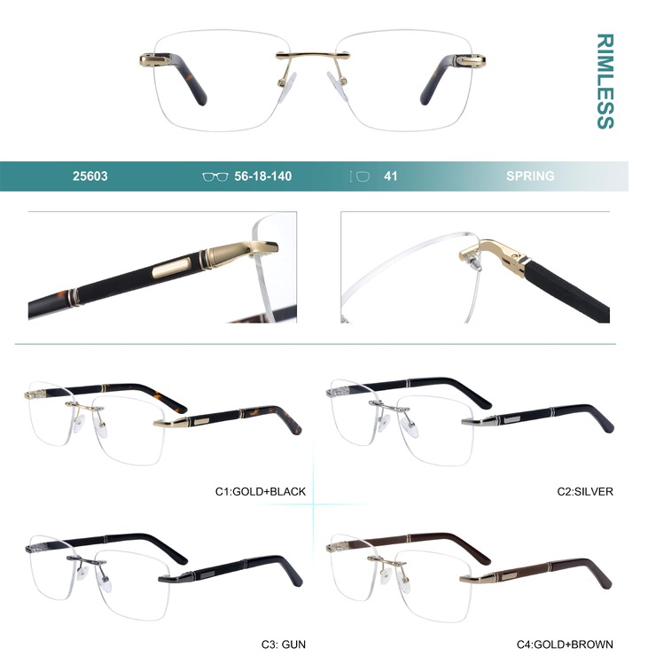 Оправа металлическая безободковая с флексом Big City 25603