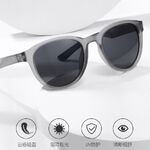 Пластиковые поляризационные мужские солнцезащитные очки в круглой оправе Elit 23G17-EL