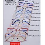 Оправа металл + TR90 ультратонкая с флексом Wilibolo TR3001