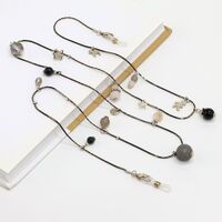 Металлическая нескользящая цепочка, с хрусталами, для очков и масок GL1018