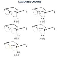 Blue Block metal glasses with blue light protection KY9831