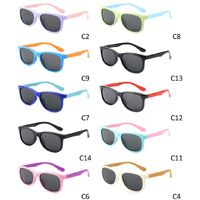 Polarized silicone sunglasses with UV400 protection for kids T18006