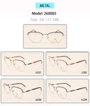Оправа для очков металлическая женская с флексом 260003 (товар в наличии)