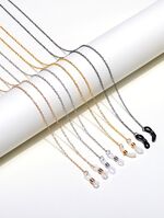 Retro fashion acrylic transparent glasses chain GM099