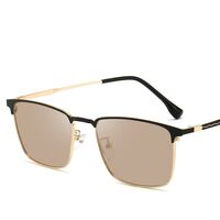 Очки металлические фотохромные с защитой от синего света 9680-GT