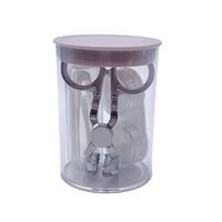 Soft contact lens set with eyelid support device CY-666