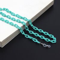 Acrylic non-slip chain, concave shape, for glasses and masks GB034