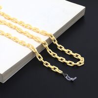 Acrylic non-slip chain, concave shape, for glasses and masks GB034