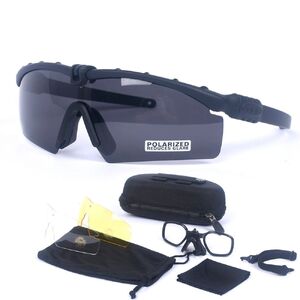 Очки защитные противоударные тактические +3 насадки 战术-3.0套装