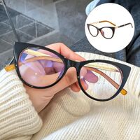 Reading PC plastic + metal glasses with Blue Ray Cut protection for women KY8083, diopters from 0.00 to +4.00