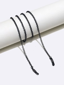 Металлическая черная цепочка для очков GL1389