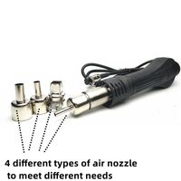 Паяльная станция 2 в 1, электрический паяльник + фен строительный (термофен) 8582D