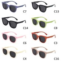 Polarized silicone sunglasses with UV400 protection for kids T11101