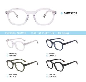 Plastic acetate eyeglasses frame WD1570P