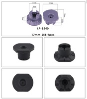 Suction cup LF-8239, LF-8240, LF-8241, LF-8242, LF-8243 for lens edgers Bergena, Nidek, Essilor 