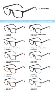 TR-90 plastic frames for glasses, with spring hinges MZ16-09