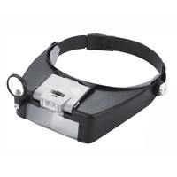 Binocular magnifier with backlight 81007A, magnification 1.5 / 3 / 6.5 / 8
