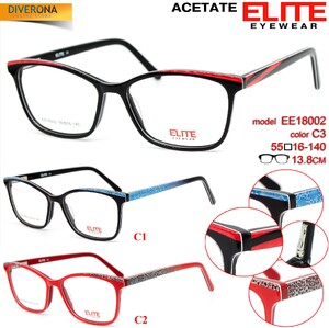 Plastic frames for glasses acetate material ELITE EE18002