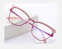 Metal blue blocker frames for glasses 3035