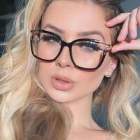 Plastic TR90 glasses with blue light protection for women TR4904-TR5025-PN