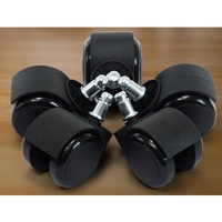 Кресло вращающееся на колесиках со спинкой и подъемником для кабинета офтальмолога KBL-001 (C12+B05)