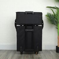 Mobile double box (suitcase, trunk, organizer, display case) on wheels for frames and glasses for 195 slots JS-C201004
