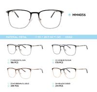 Metal men's frame for glasses MM4056