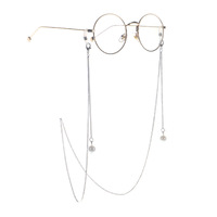 Металлическая цепочка для очков с искусственной жемчужной GL1077