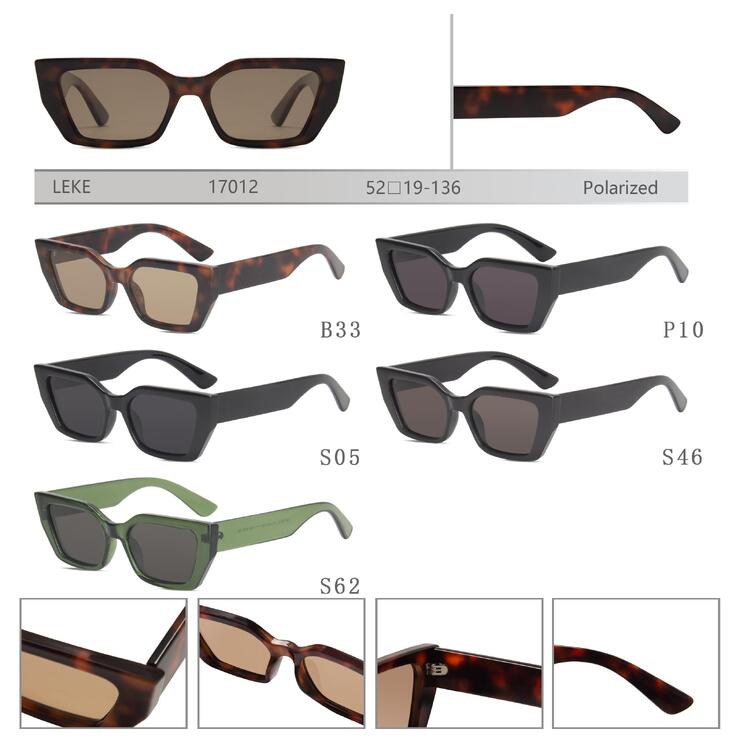 Polarized plastic sunglasses for women Leke LK17012