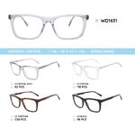 Plastic acetate eyeglasses frame WD1631