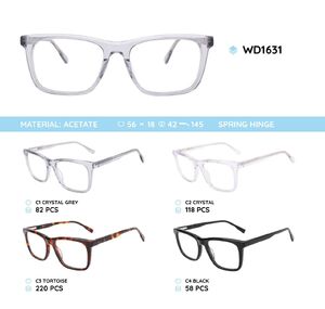 Plastic acetate eyeglasses frame WD1631