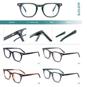 Plastic frames for glasses, acetate material Big City M1127