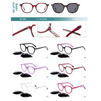 Оправа детская пластиковая из материала ацетат с флексом + насадка поляризационная солнцезащитная (клипон) Big City BC2208S