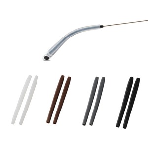 Silicone glasses sleeves, length 60 mm, double hole 2*2 mm (price for a  pair)