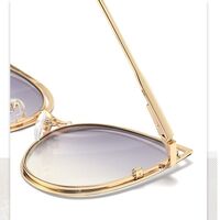 Metal sunglasses with UV400 protection 9701-2-GT