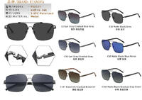 Солнцезащитные поляризационные металлические очки Rianova PS2121