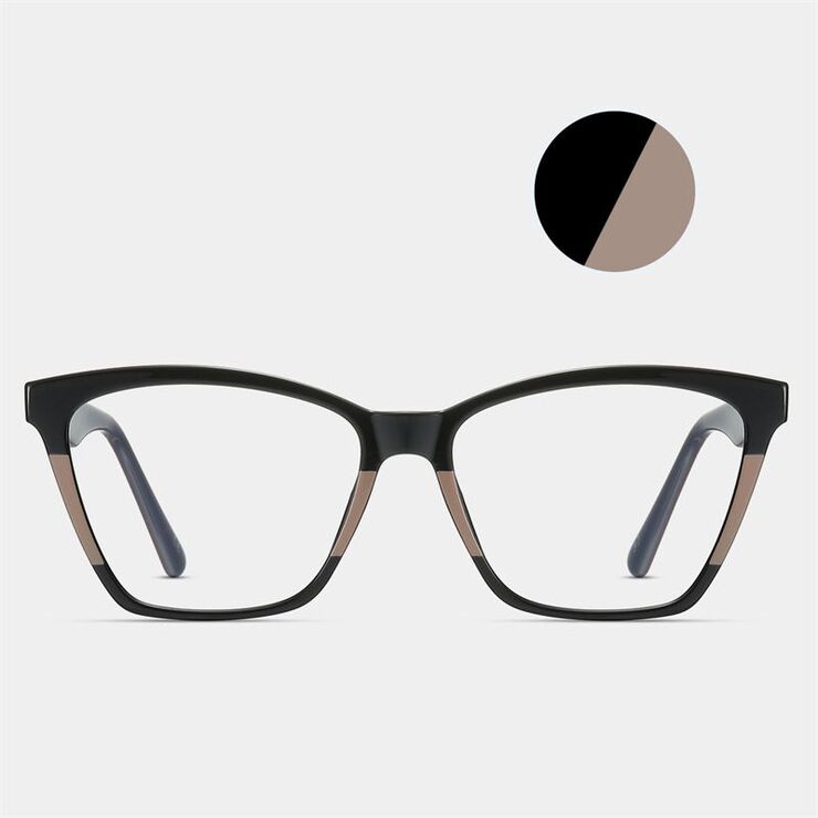 TR90 plastic frame or glasses with blue light protection, with spring hinges FA87222