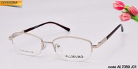  Semi-rimless cheap metal frames for glasses Allmilmo AL7069