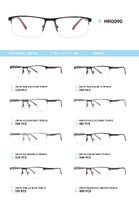 Metal frame with temples made of TR-90 material MR0089