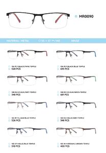 Металлическая оправа с дужками из материала TR-90 MR0090