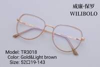 Metal +TR90 ultrathin women's frames with spring hinges Wilibolo TR3018
