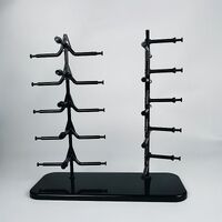 Tabletop plastic glasses stand for 10 slots Y1010