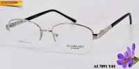 Metal eyeglass frame, material steel Allmilmo AL7091