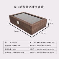 Glasses, frames and accessories holder display with cover, 3 places for glasses