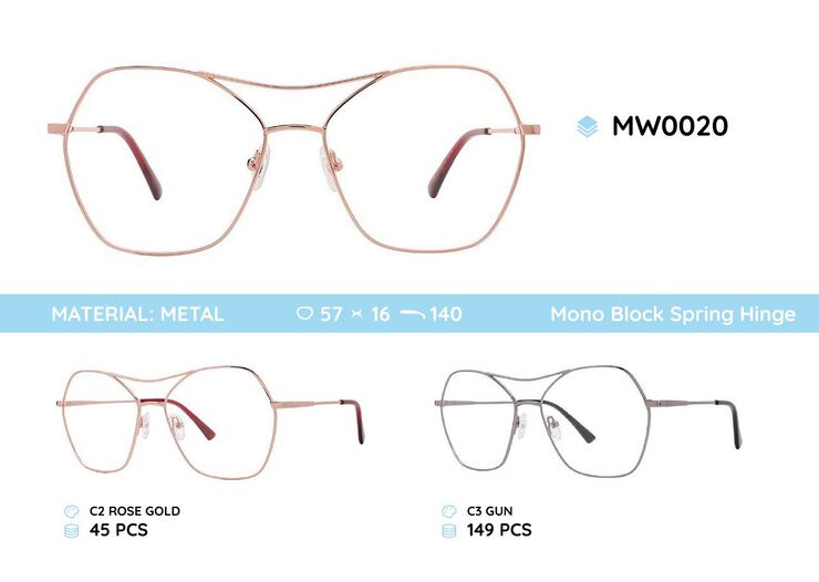 Оправа металлическая MW0020