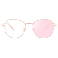 Очки фотохромные металлические для чтения V8603 с розовыми линзами, диоптрии от 0.00 до -6.00, не центрованные