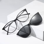 Plastic frame + polarized sun protection magnet clip-on El Dorado EL2340D